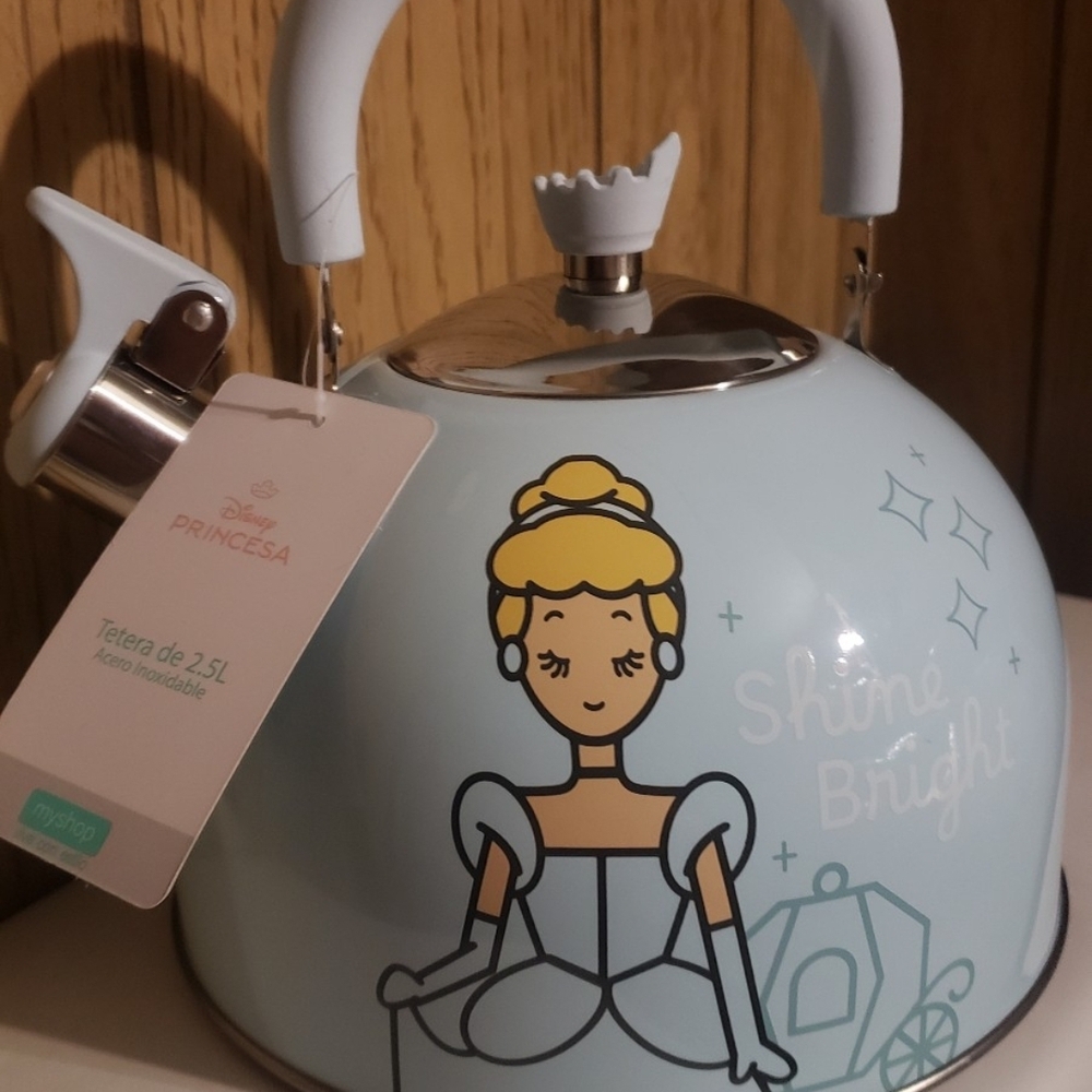 Disney Princess Blue Teapot